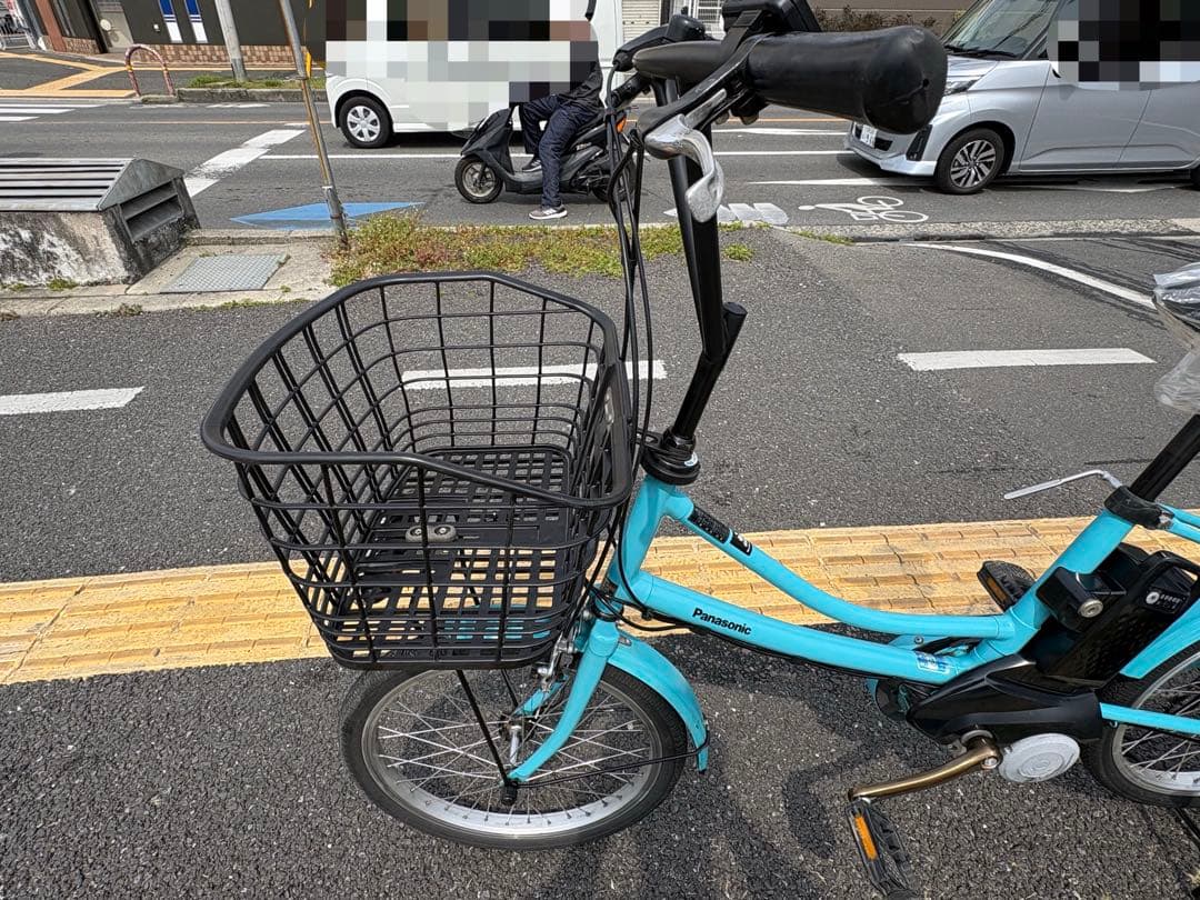 075中古 Panasonic電動アシスト自転車　8Ah 大阪
