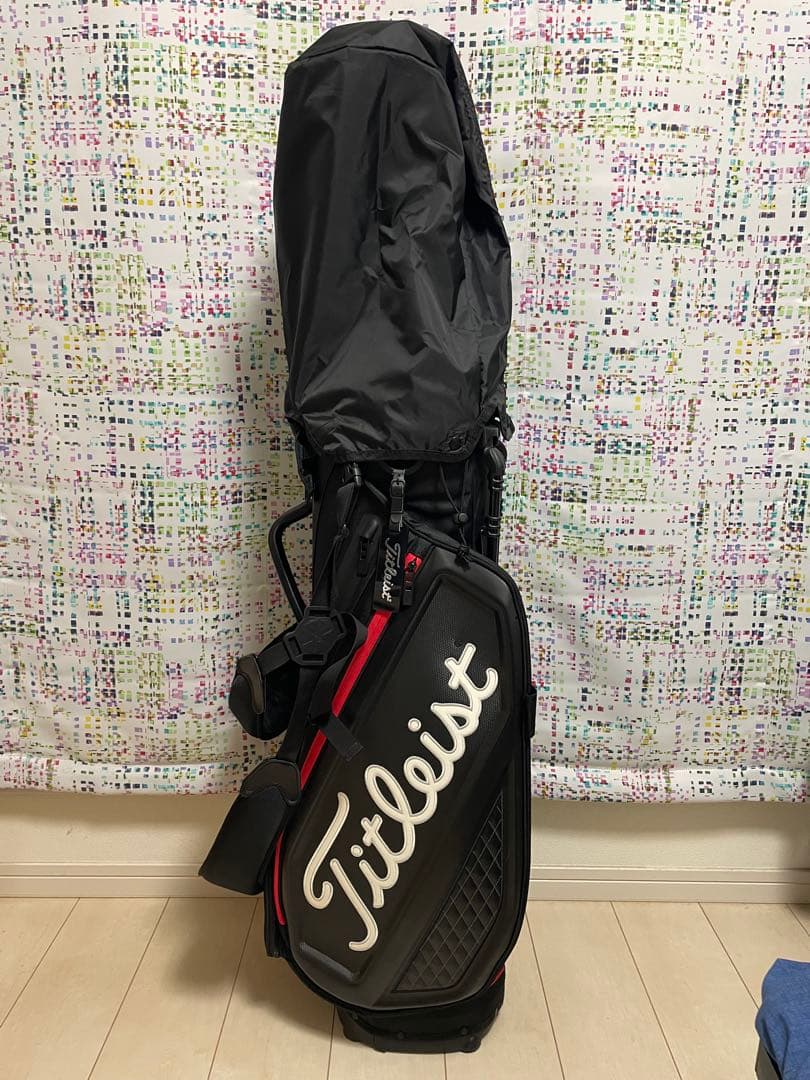 Titleist スタンドキャディバッグ ブラック/レッド