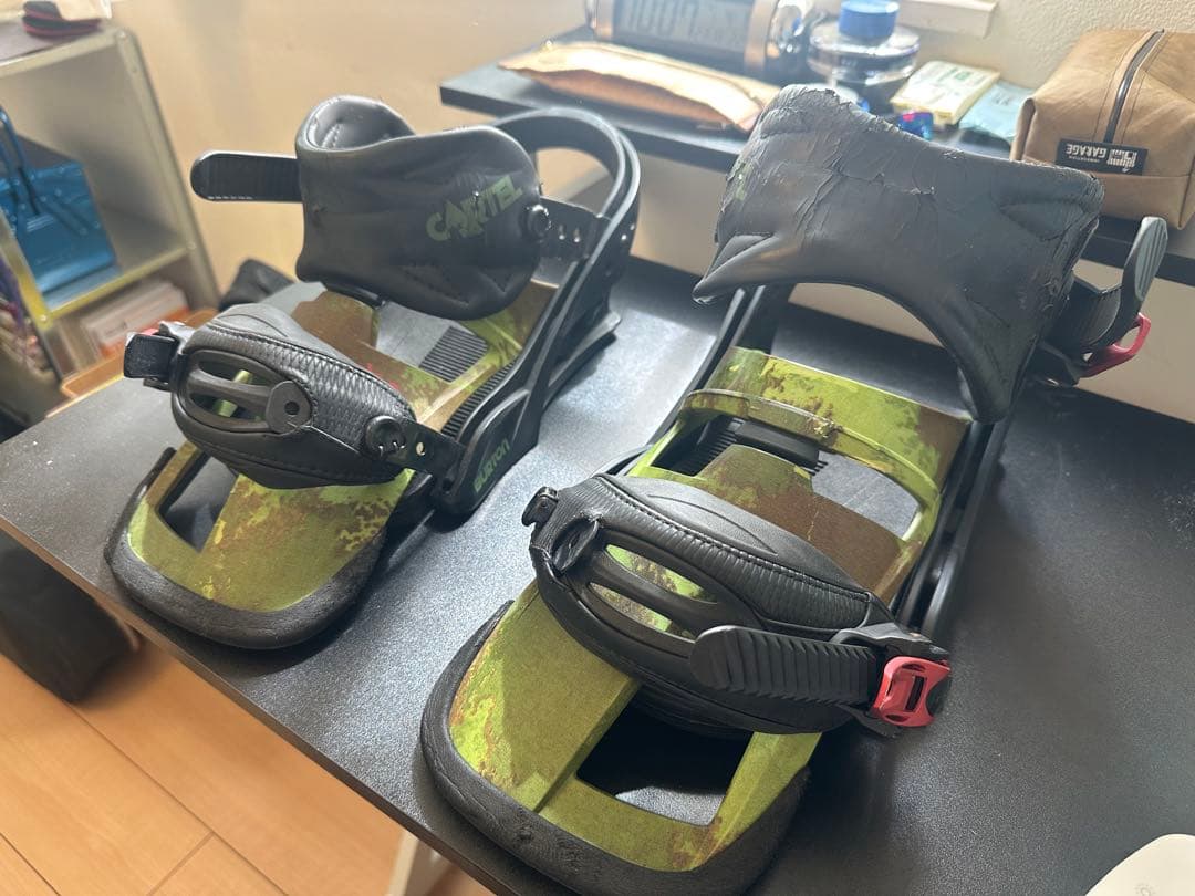 Burton Cartel ビンディング　 アンクルストラップ予備付き