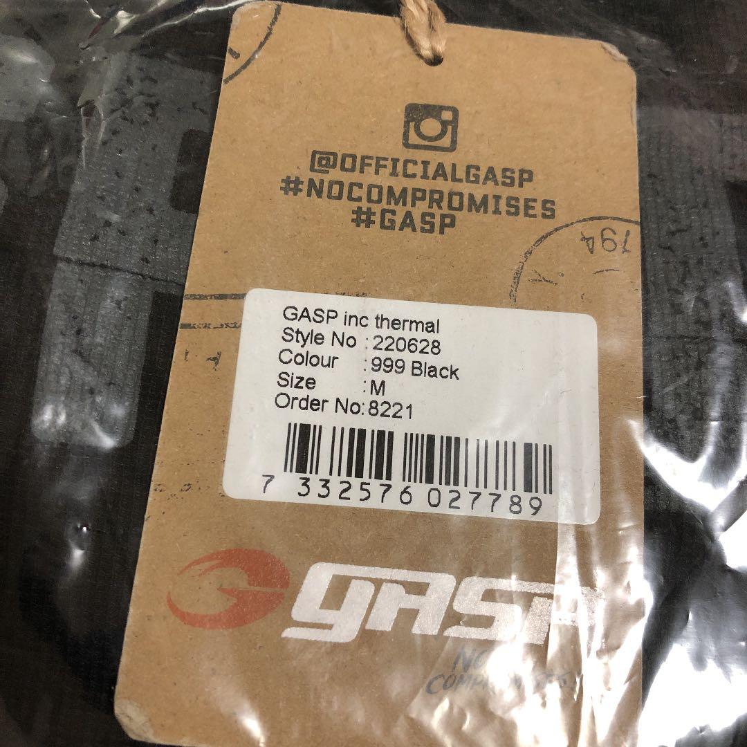 gasp サーマルシャツ　ブラック M