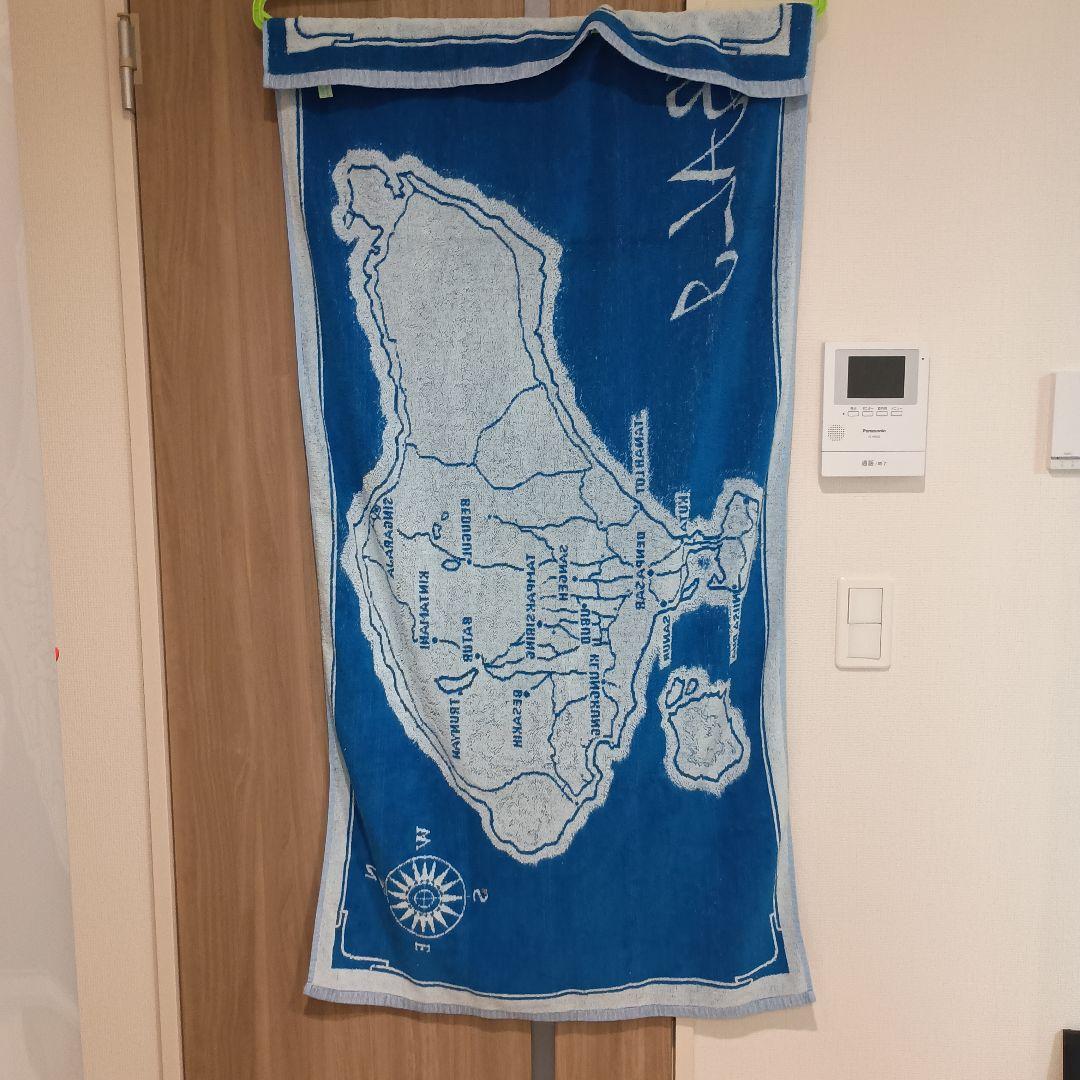 バリ島地図ボディタオル