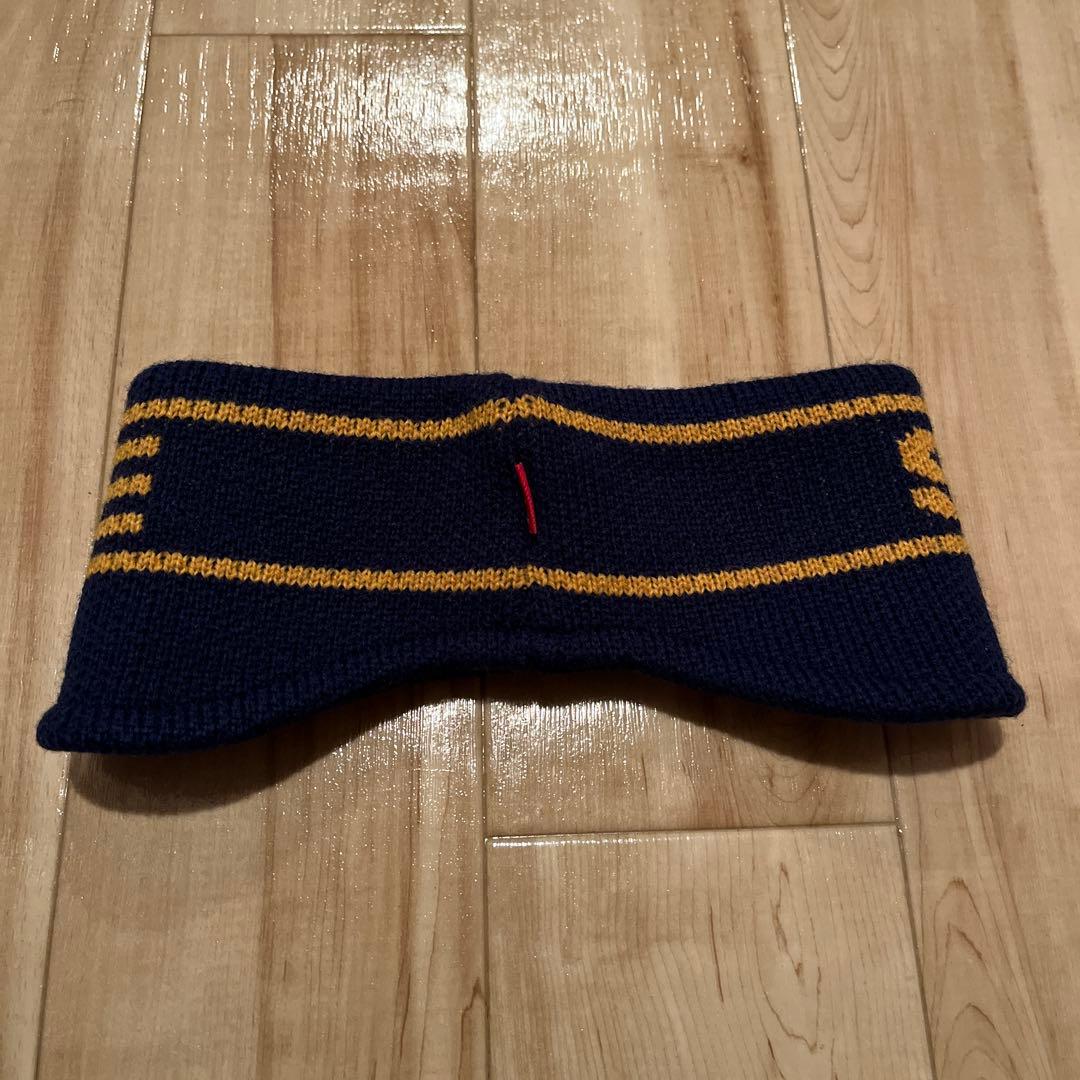 極美品 Supreme Headband ヘッドバンド ヘアバンド ネイビー