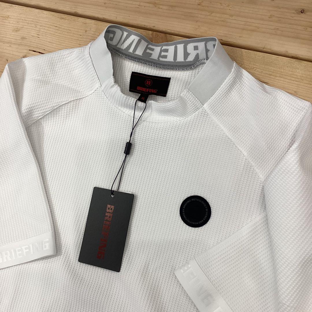 新品　BRIEFING 正規品　NECK LOGO HIGHNECK 白　XL