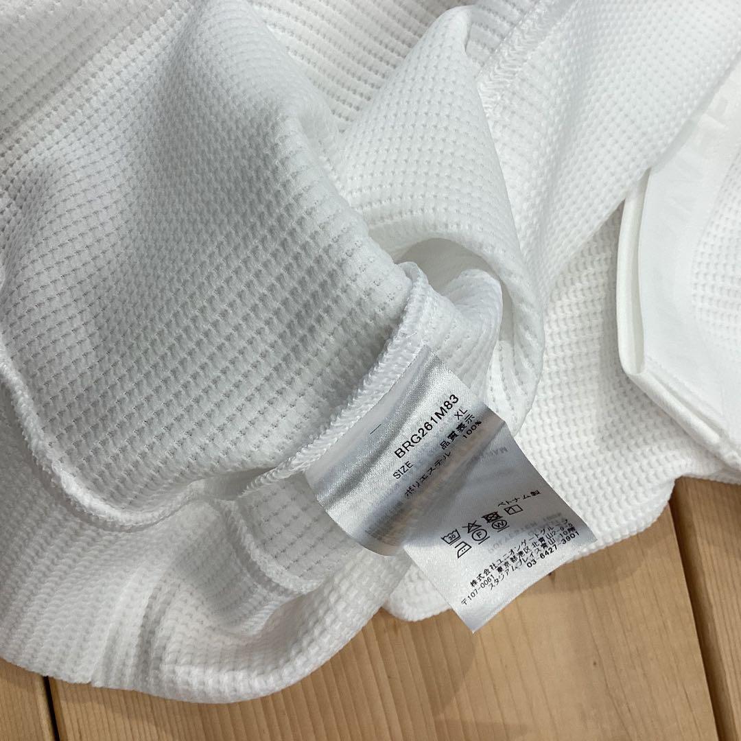 新品　BRIEFING 正規品　NECK LOGO HIGHNECK 白　XL