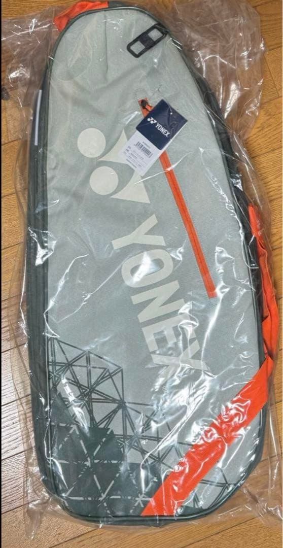 YONEX ラケットバッグ6 グレー・オレンジ