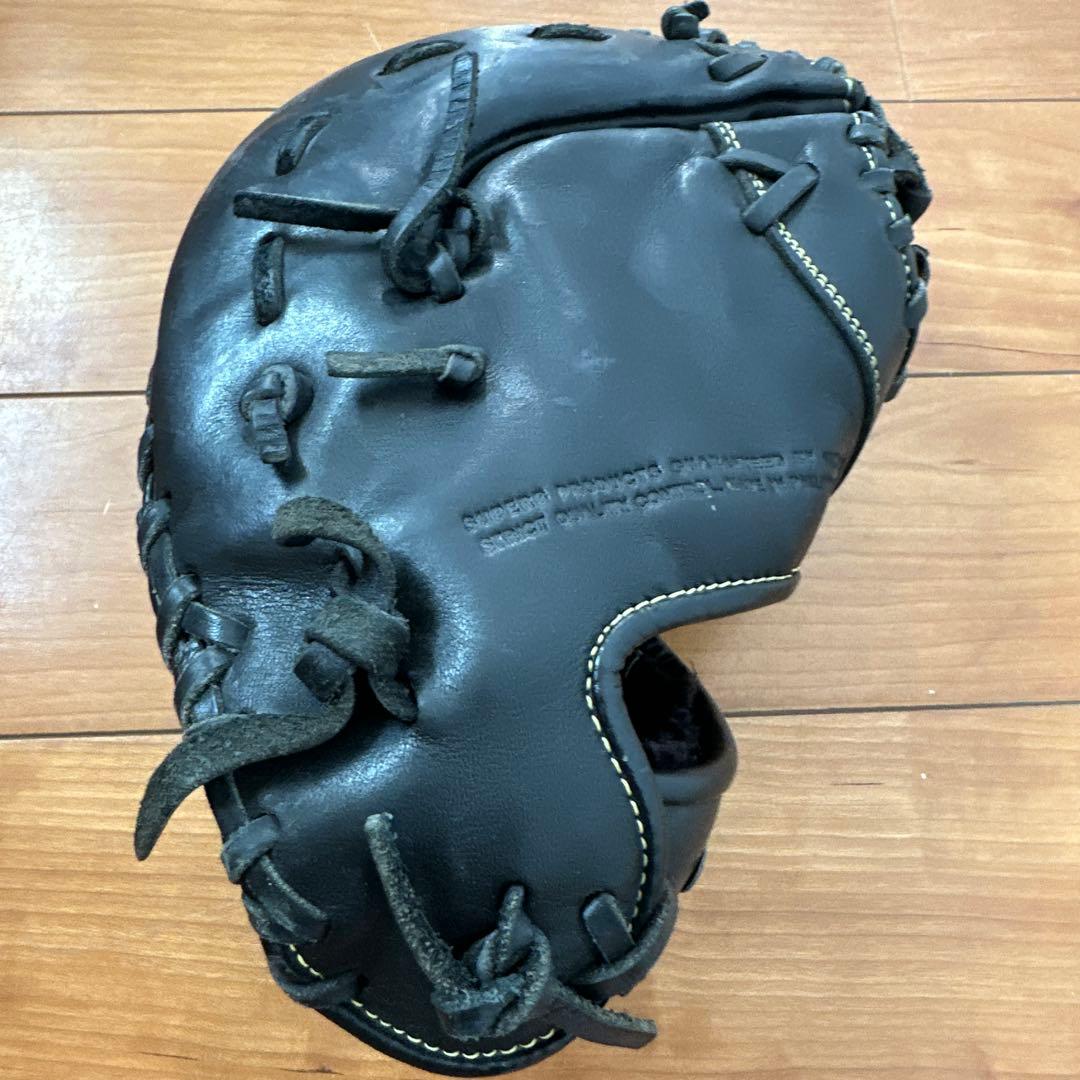 ミズノ 軟式グローブ 黒美品