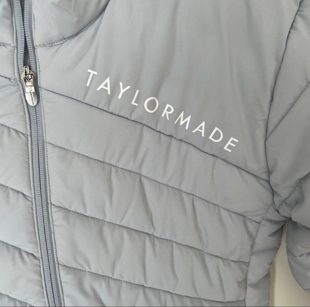 ★美品★ TAYLORMADE グレー キルティング　ダウンジャケット　ゴルフM