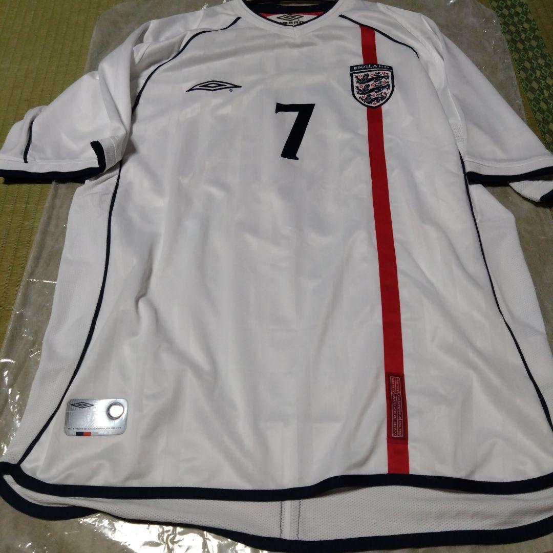 デイヴィッドベッカム　イングランド　ユニフォーム　2002