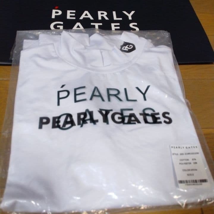 ⭐新品⭐パーリーゲイツ⭐長袖モック⭐白⭐L⭐
