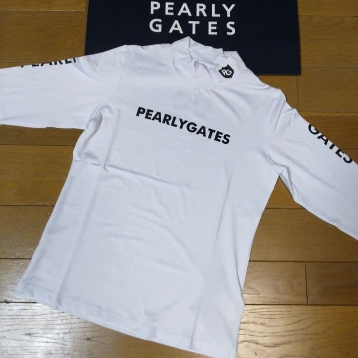 ⭐新品⭐パーリーゲイツ⭐長袖モック⭐白⭐L⭐