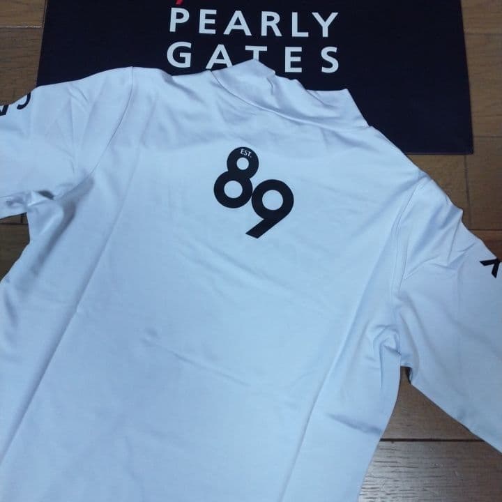 ⭐新品⭐パーリーゲイツ⭐長袖モック⭐白⭐L⭐