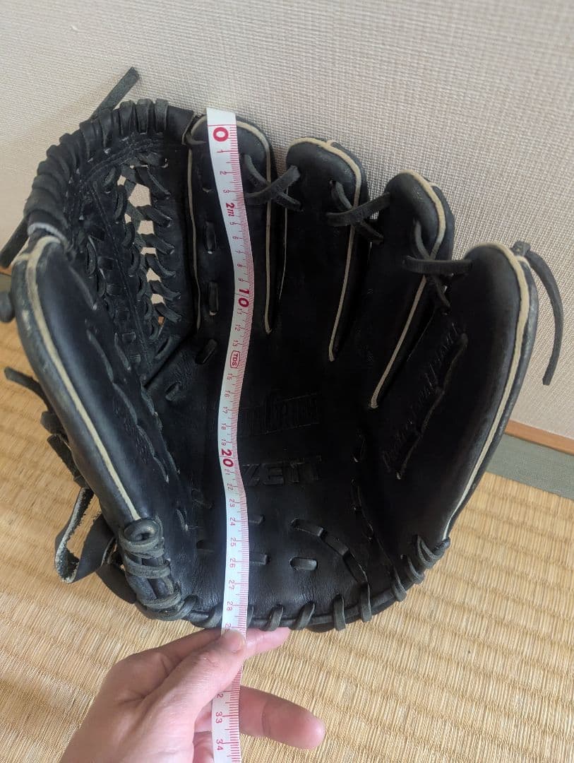 ZETT 一般軟式　グローブ 黒　中学生　高学年