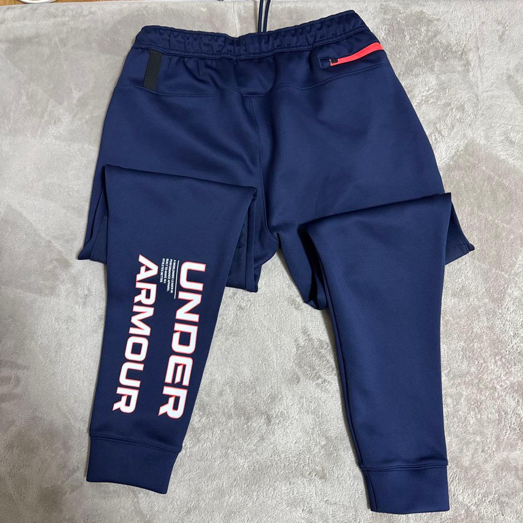 UNDER ARMOUR ネイビー ジャージパンツ XL
