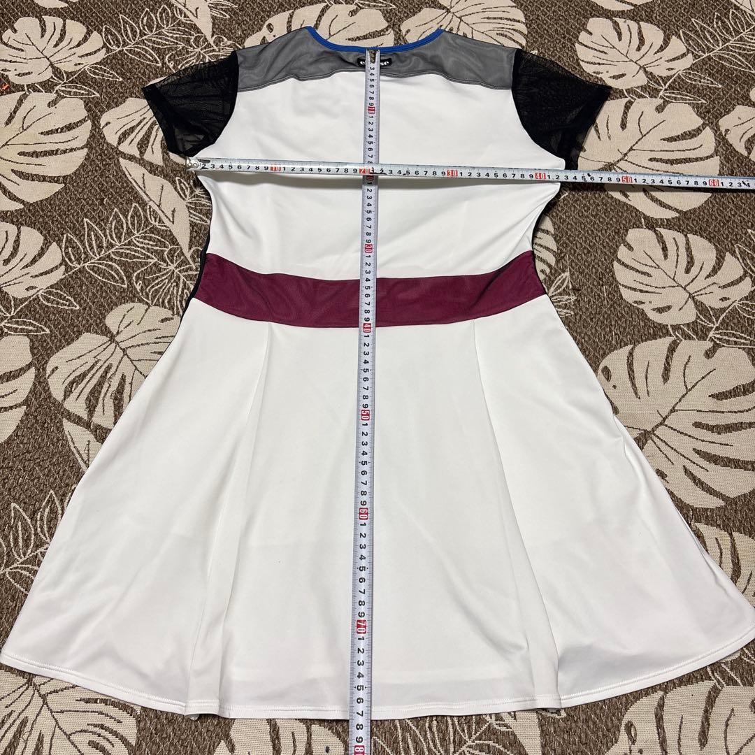 ellesse(エレッセ)テニスワンピース　ライトベージュ　Lサイズ　美品