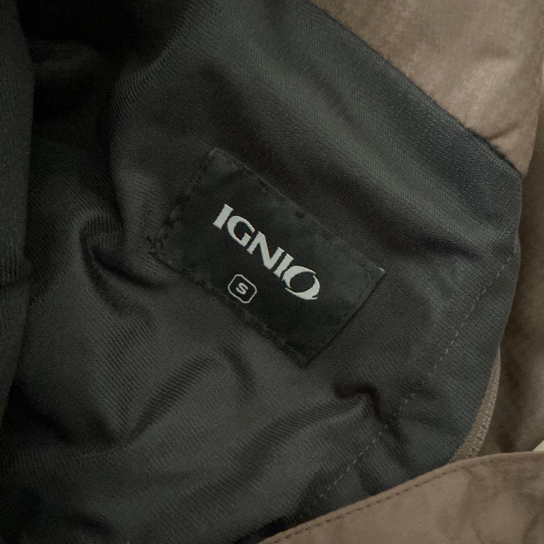 HH グレー ジャケットMサイズ+IGNIOブラウンパンツSサイズ上下セット美品