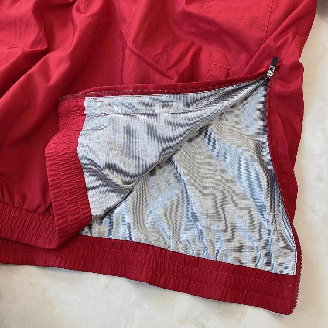 adidas アディダスゴルフ プルオーバー 2WAY Vネック ゆったり 赤L