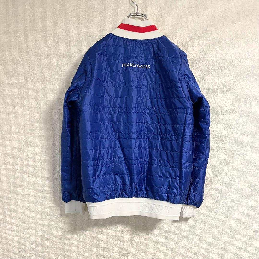 美品【PEARLY GATES/パーリーゲイツ】リバーシブル中綿4wayブルゾン