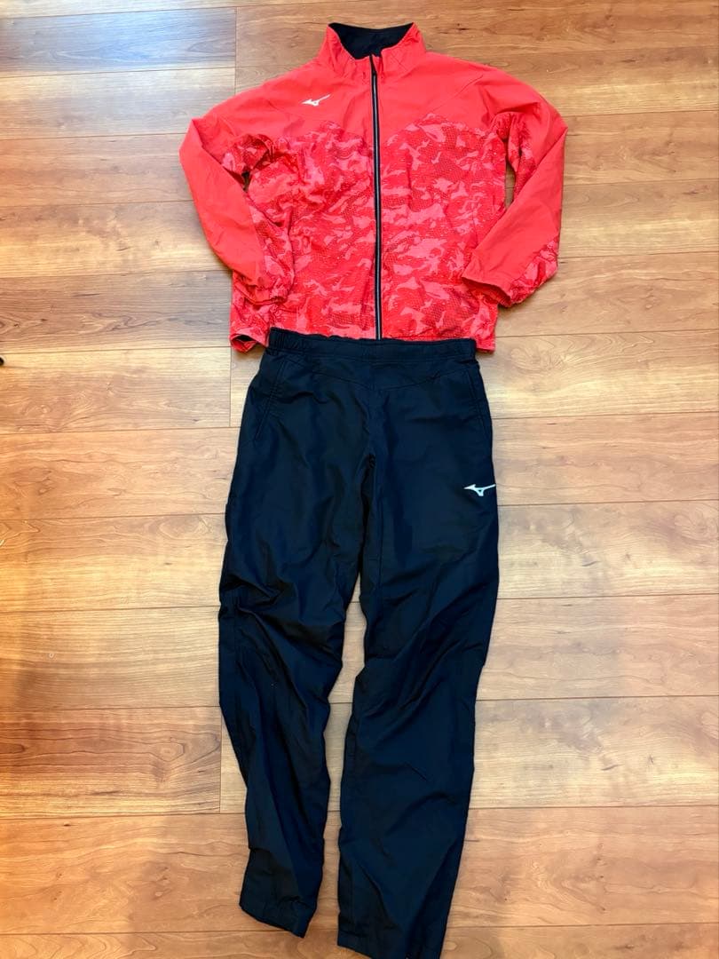 【上下セット】Mizuno ブレスサーモ　ウィンドブレーカー