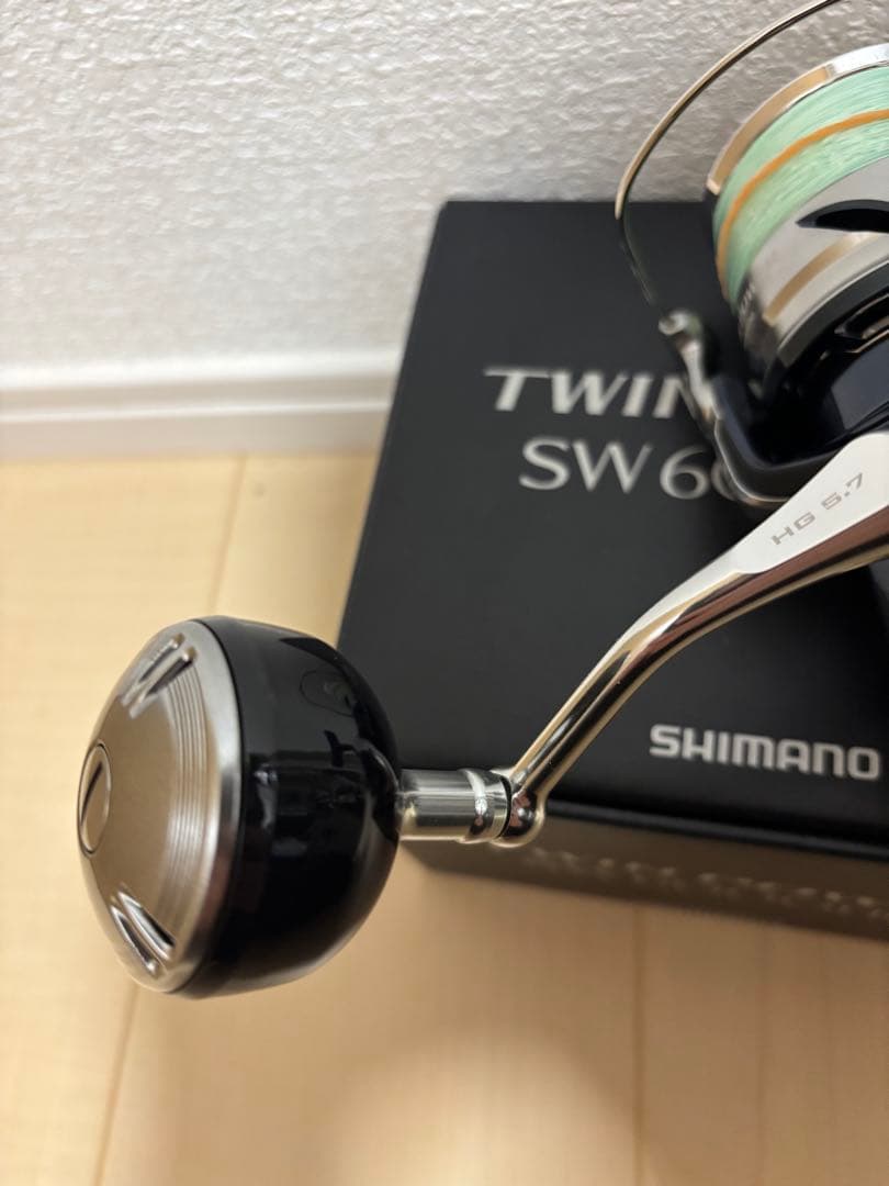 シマノ　ツインパワーsw 6000hg ショアジギ　ジギング ステラsw