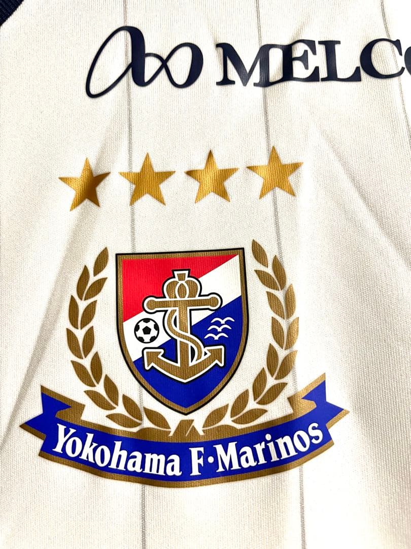 横浜F・マリノス アウェイadidas サッカージャージ ホワイト 8番Oサイズ