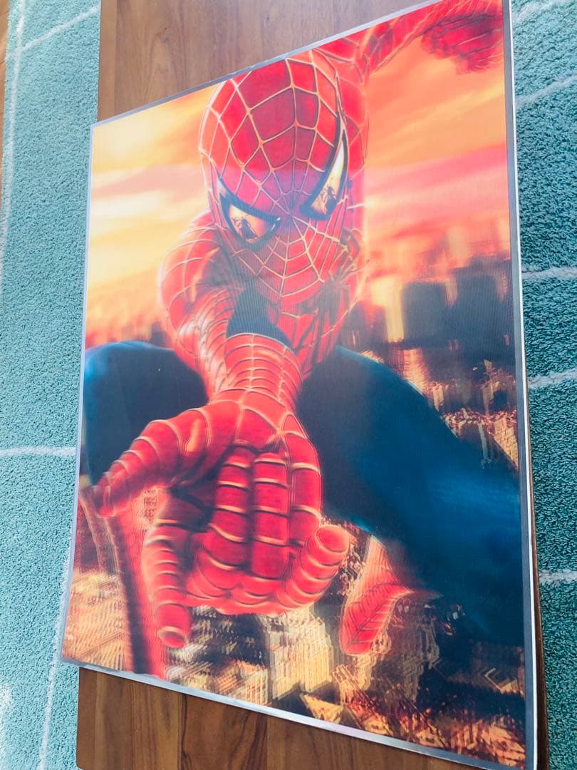 【レア】　映画　3D 非売品　スパイダーマン　美品　パネル　マーベル　ボード