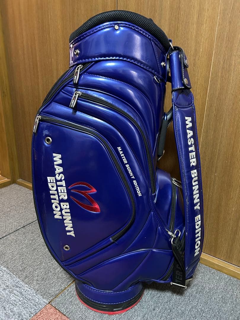 マスターバニーエディション ゴルフバッグ 青