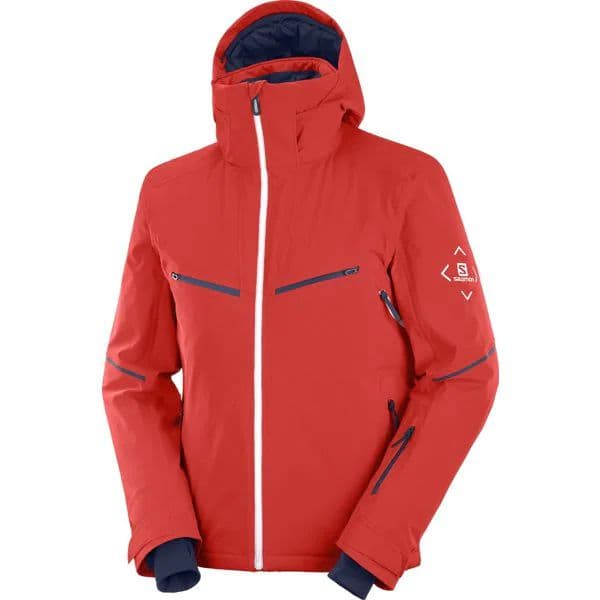 SALOMON　サロモン　スキーウェア　ジャケット　赤　Sサイズ