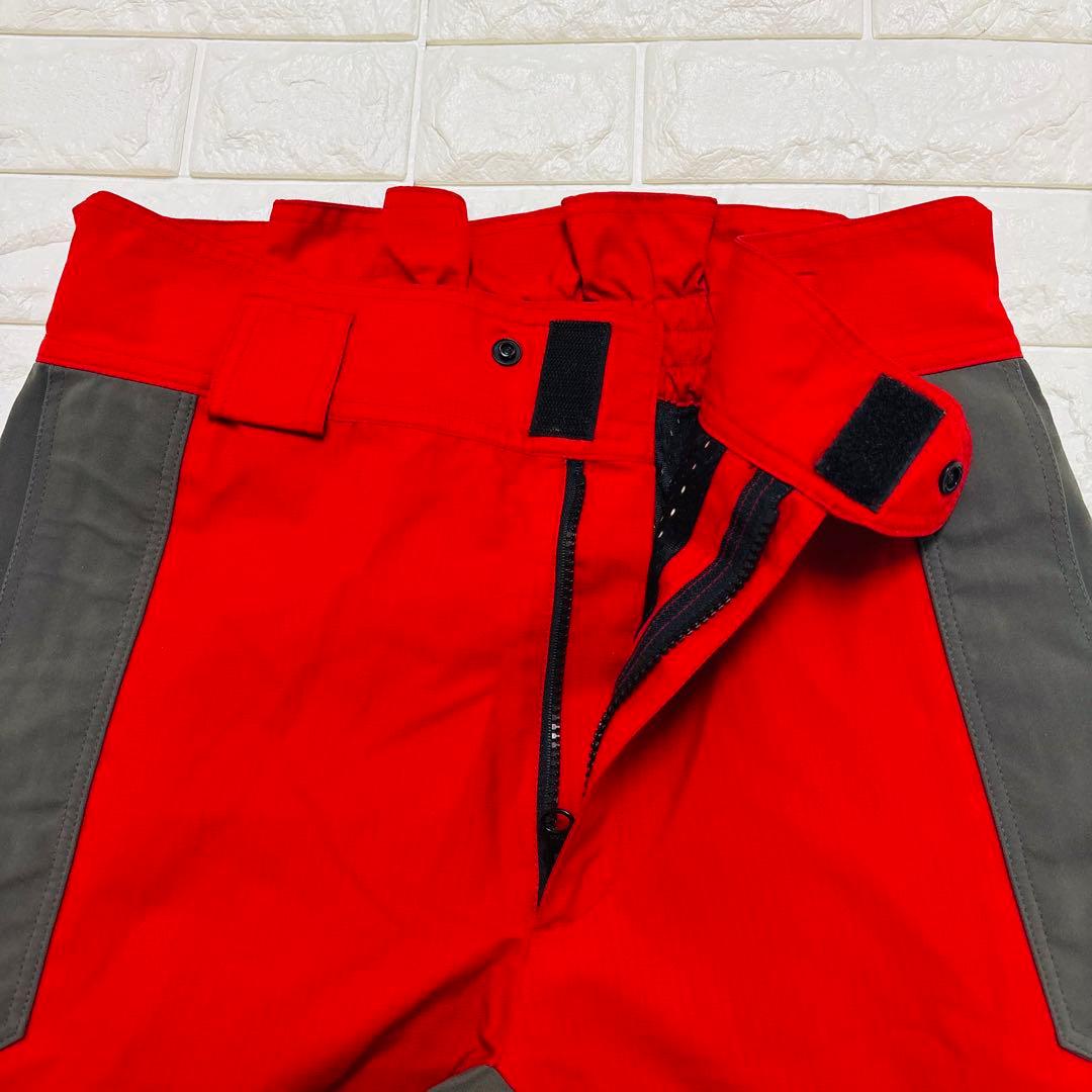 メローズ❤スノーパンツ S 赤グレー GORE-TEX 防水 スキー Y2K
