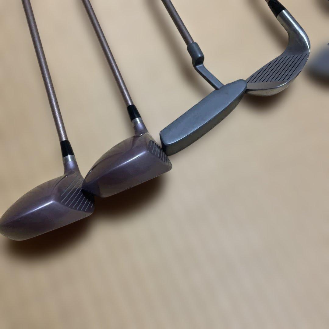 Pinky&Dianne 赤 ゴルフバッグ　レトロ　美品