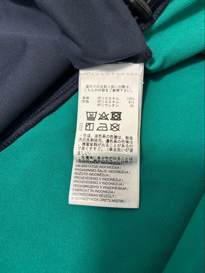 新品 J.LINDEBERG 半袖シャツ モックネック ハーフジップアップ L