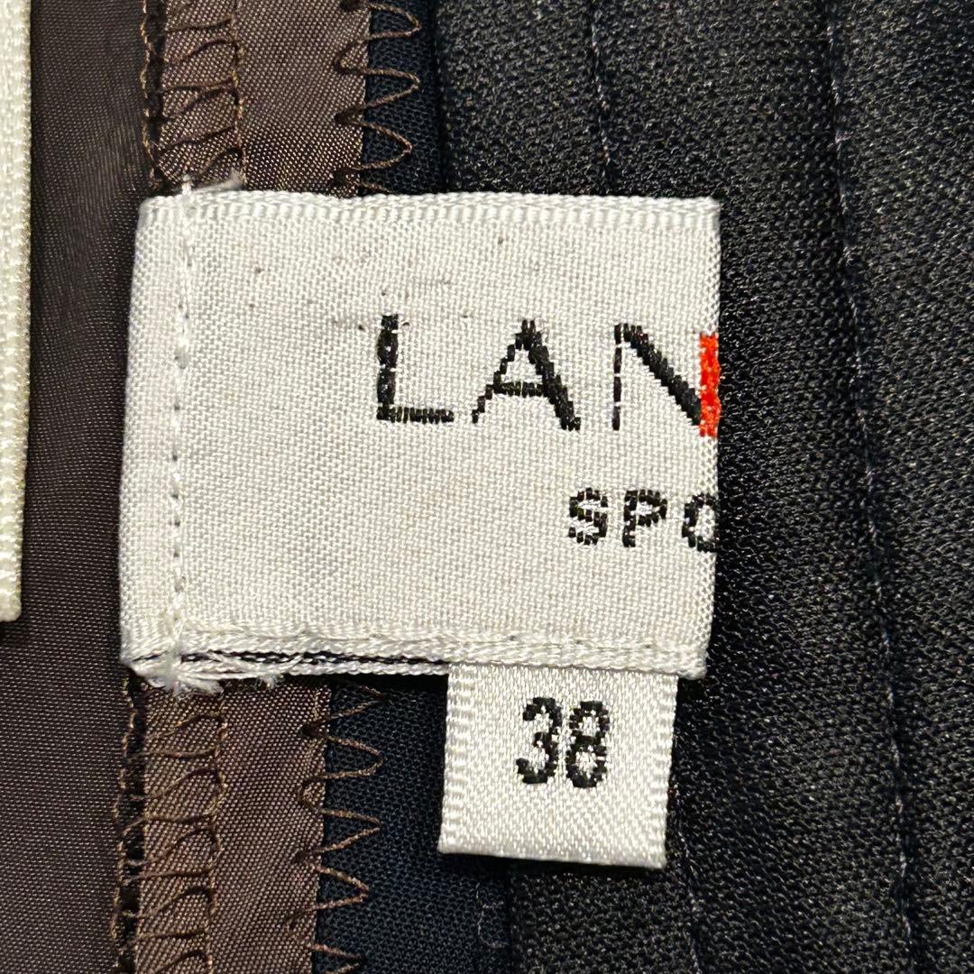 LANVIN SPORT スカート 薄手　ネイビー系　サイズ38
