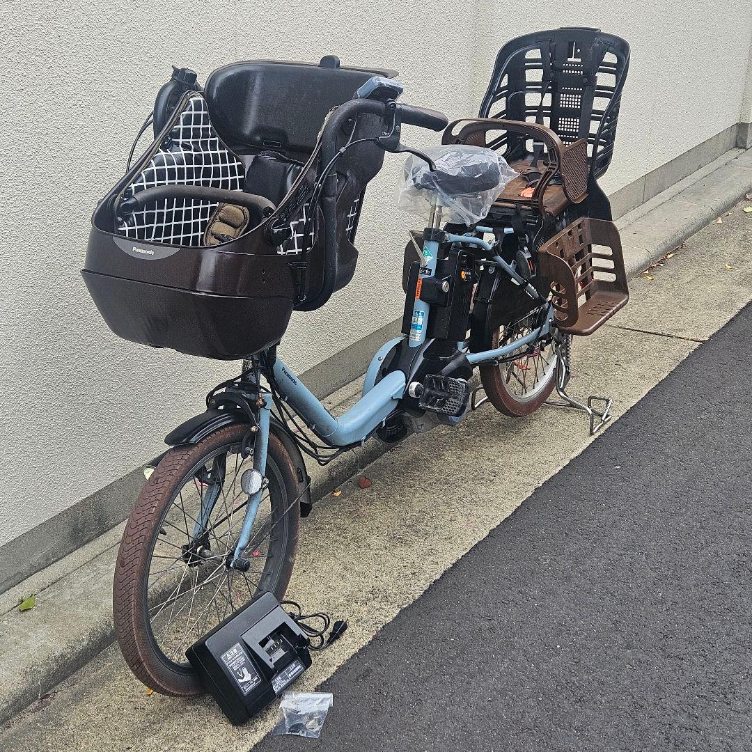 パナソニック♪ギュットミニ♪電動アシスト自転車♪子どものせ♪16Ah♪5点灯