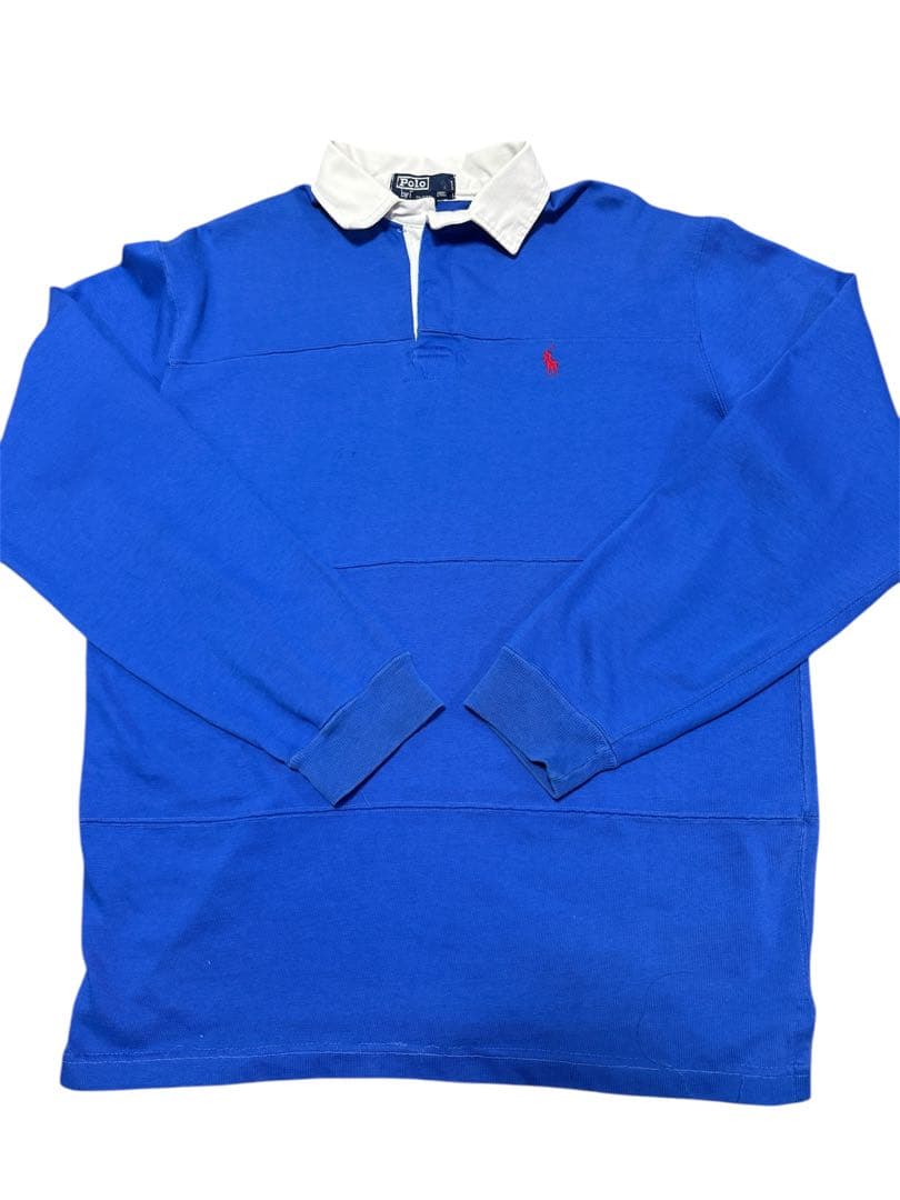 (日本XL相当)90s POLO RALPH LAUREN ラガーシャツUSA製