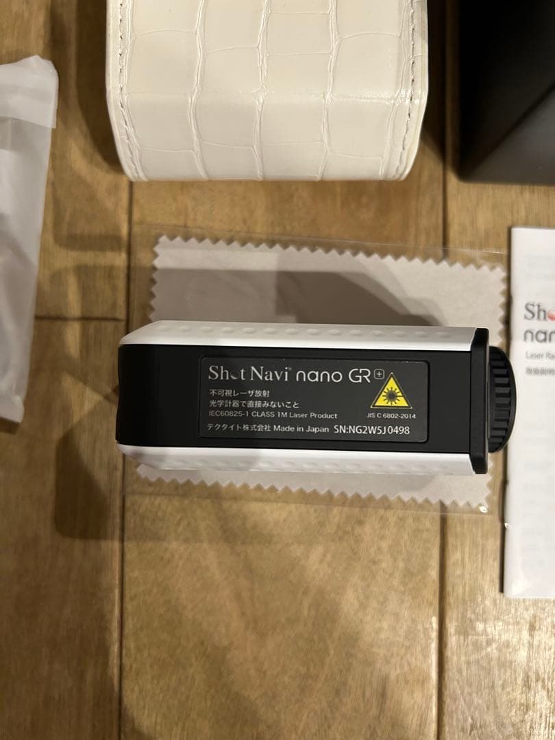 新品　ショットナビ　nano GR+ ホワイト　Laser Sniper