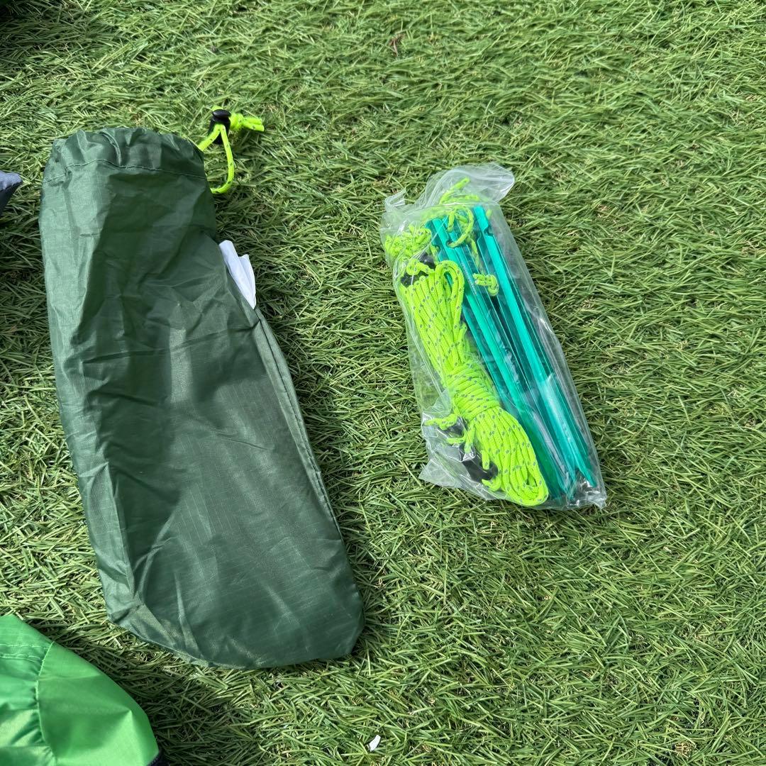 美品 Naturehike Cloud UP 2X グリーン フットプリント付