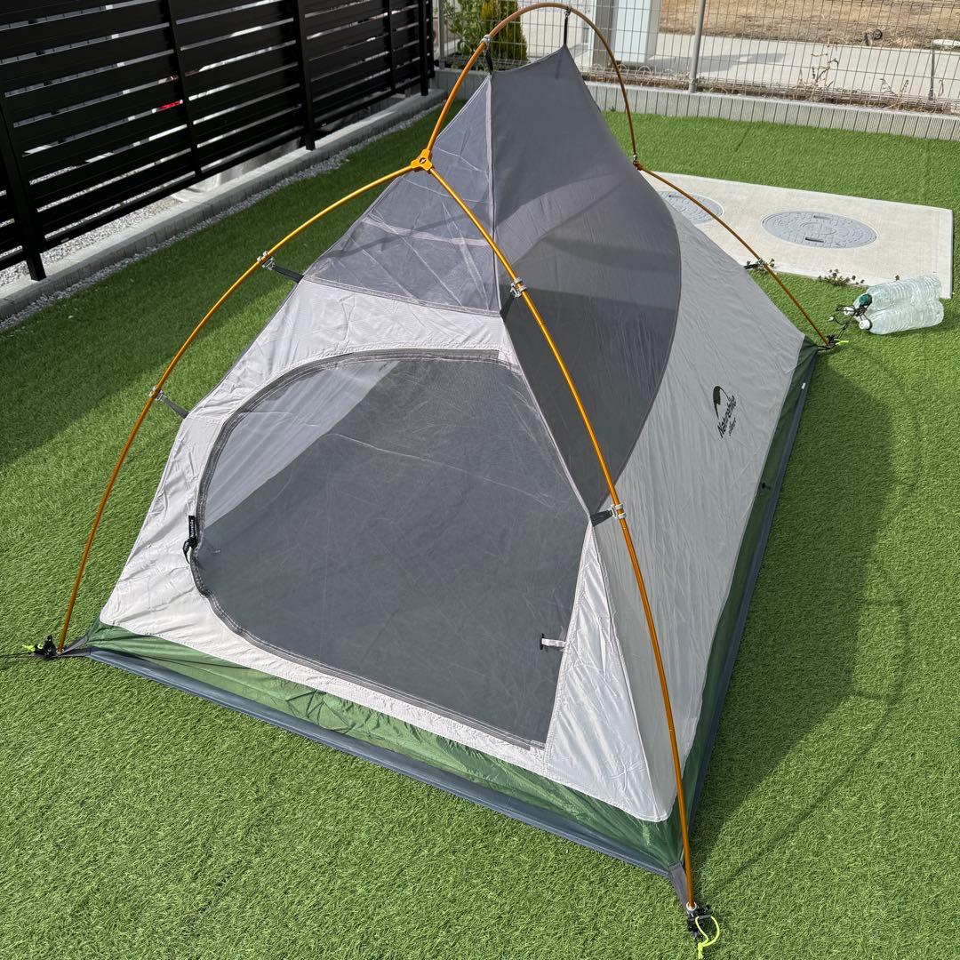 美品 Naturehike Cloud UP 2X グリーン フットプリント付