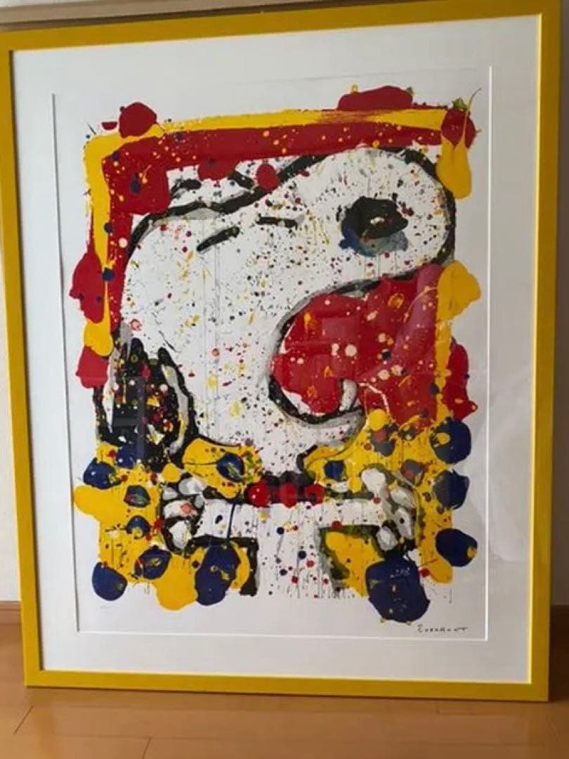 TOM EVERHART トムエバハート リトグラフ スヌーピー　大型　美品