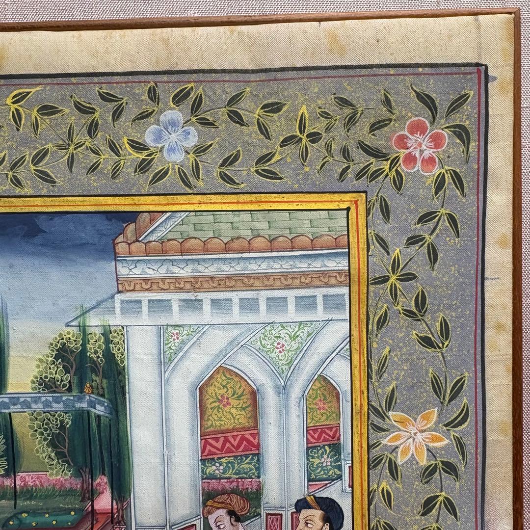 古画 額装 細密画 仏画 宗教画