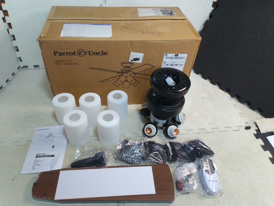 parrot uncle シーリングファンライト　 未使用品　F3107‐JP