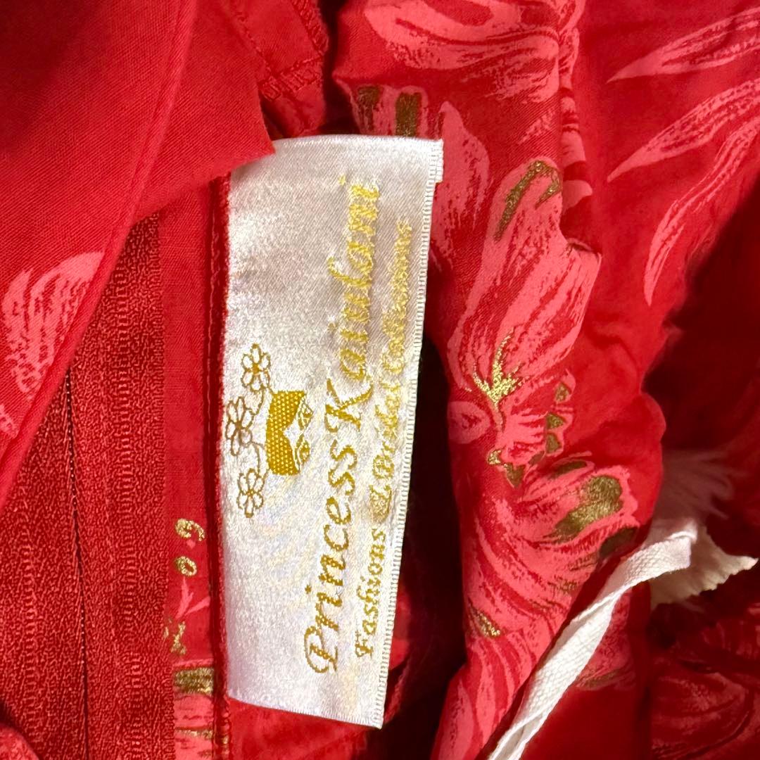 【美品】Princess Kaiulani ドレス ハワイ製 フラダンス衣装