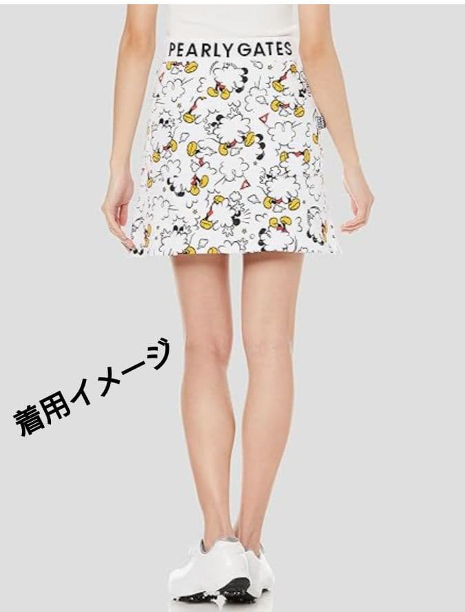 値下げ　新品タグ付き　パーリーゲイツ＆ディズニーコラボ スウェットスカート