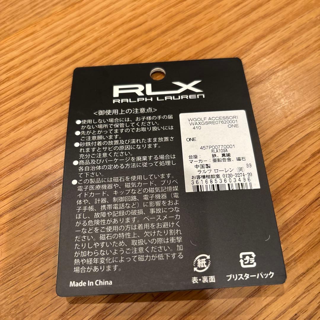 新品美品　ラルフローレン ベア ポニー ゴルフ マーカー ネイビー