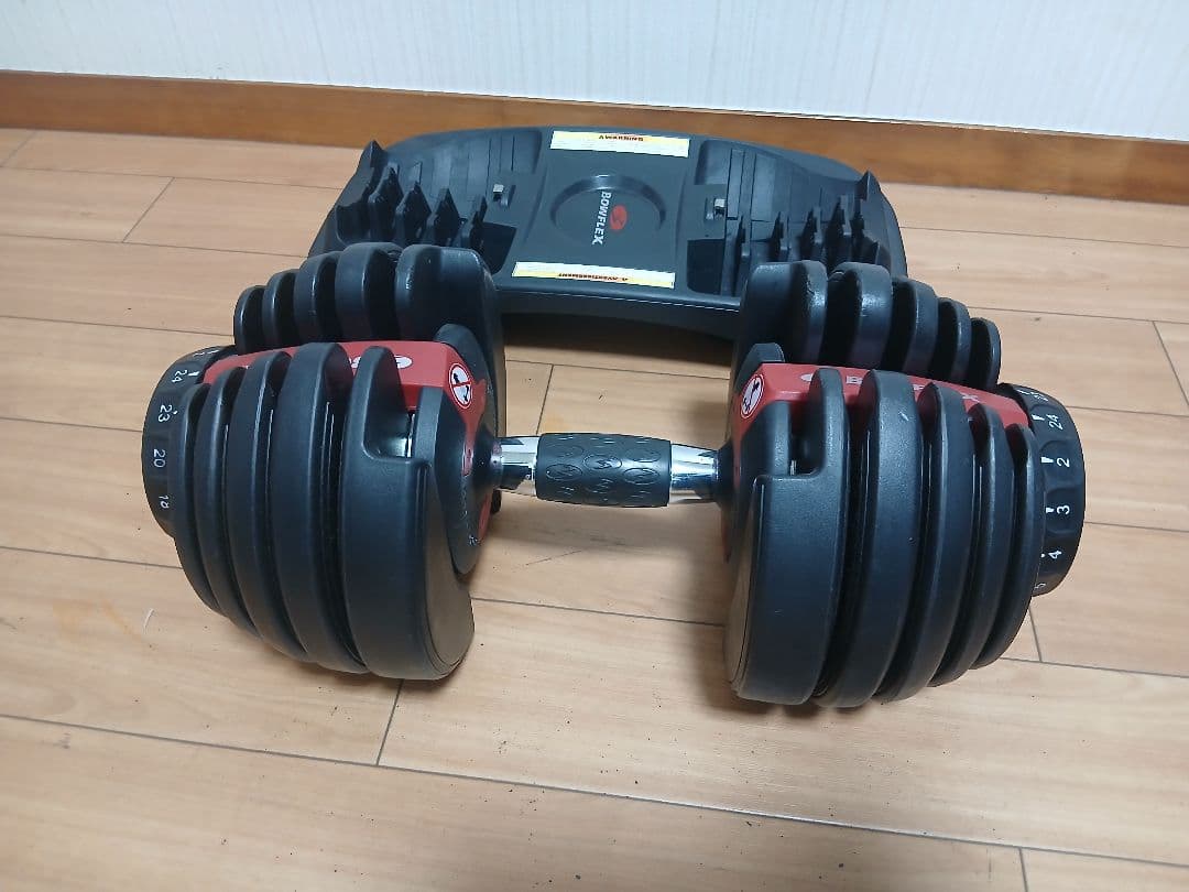 Bowflex ボウフレックス　可変式ダンベル 24kg x 1個