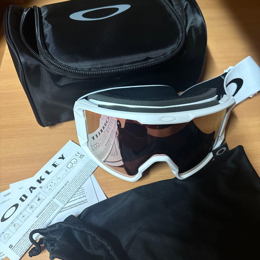 oakley prizm LINE MINER ローズ×ホワイト M