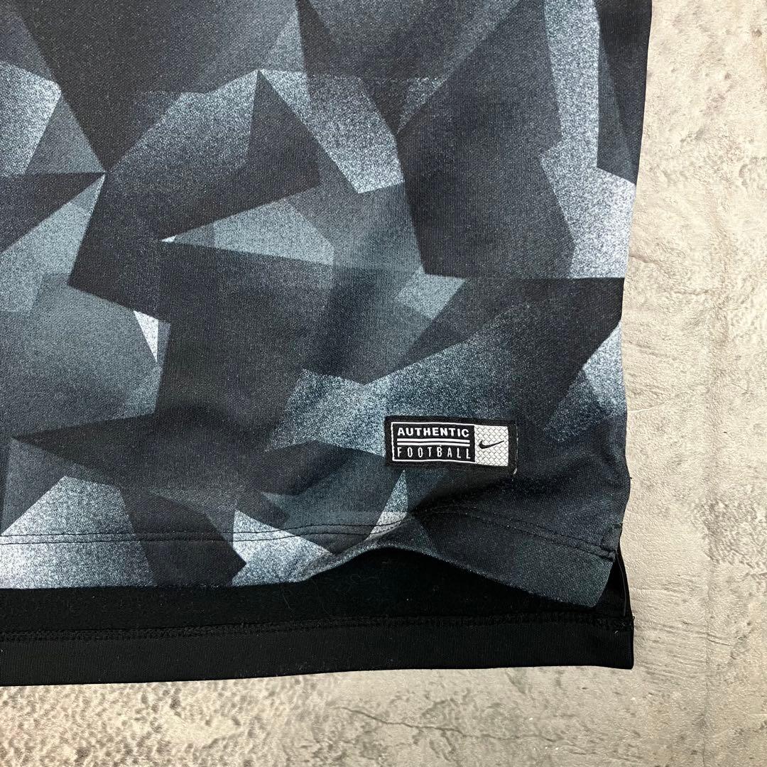 NIKE パリサンジェルマン PSG 長袖ドリルトップ 古着 刺繍ロゴ ブラック