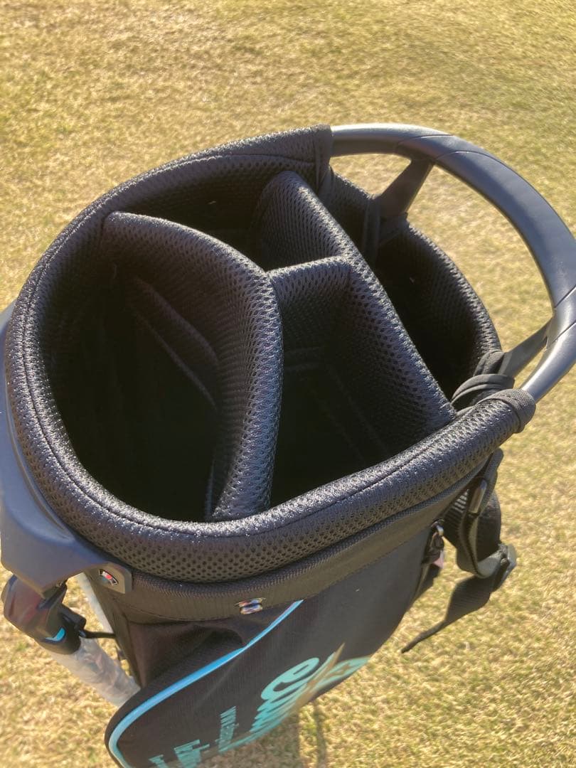 elite grips キャディバッグ Dタイプ9.5型スタンド3.3kg新品