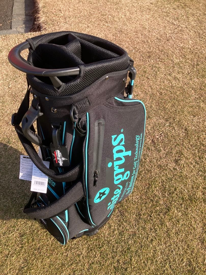 elite grips キャディバッグ Dタイプ9.5型スタンド3.3kg新品