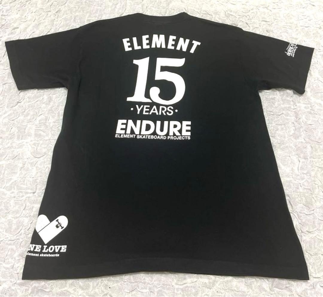 【希少】エレメント スケートボード プロジェクト 15 周年記念Tシャツ L