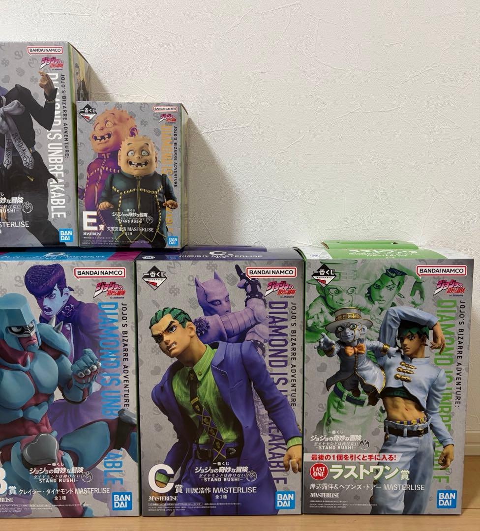 一番くじジョジョの奇妙な冒険　フィギュアまとめ　おまけ付き