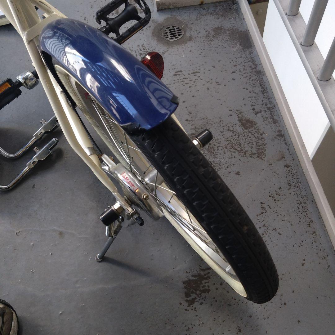 あさひイノベーションファクトリー　18インチ　キッズ幼児用自転車　カゴ＆補助輪付